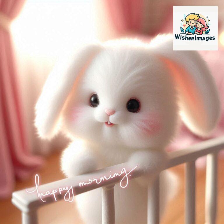 cute rabbit couple cartoon bunny good morning images rabbit good morning images funny (68)