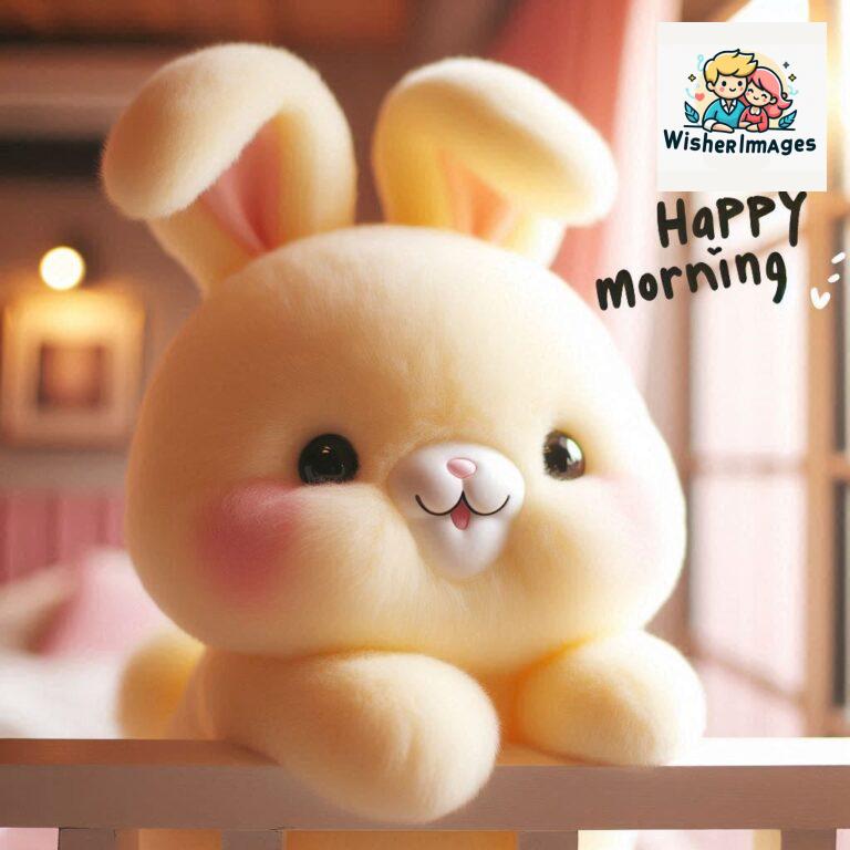 cute rabbit couple cartoon bunny good morning images rabbit good morning images funny (69)