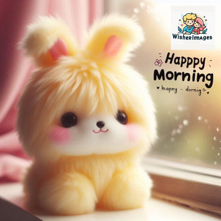 cute rabbit couple cartoon bunny good morning images rabbit good morning images funny (7)