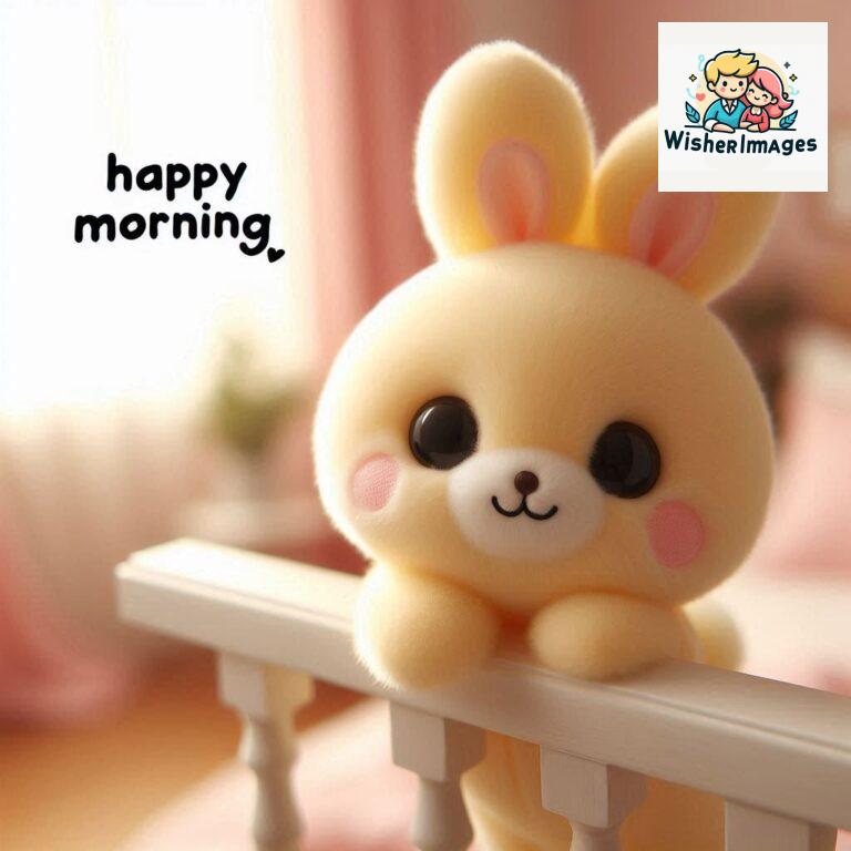 cute rabbit couple cartoon bunny good morning images rabbit good morning images funny (70)