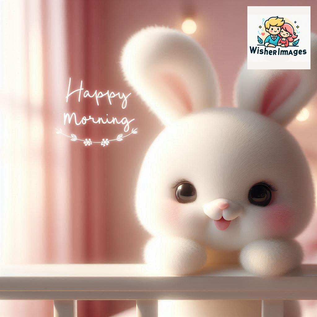 cute rabbit couple cartoon bunny good morning images rabbit good morning images funny (72)