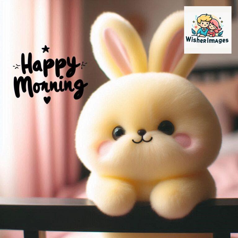 cute rabbit couple cartoon bunny good morning images rabbit good morning images funny (74)