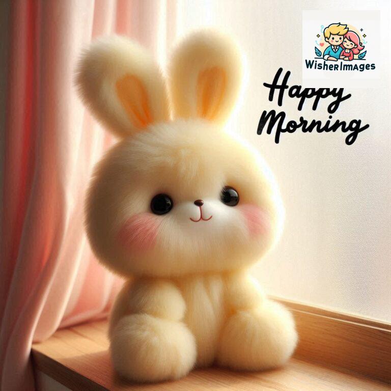 cute rabbit couple cartoon bunny good morning images rabbit good morning images funny (78)