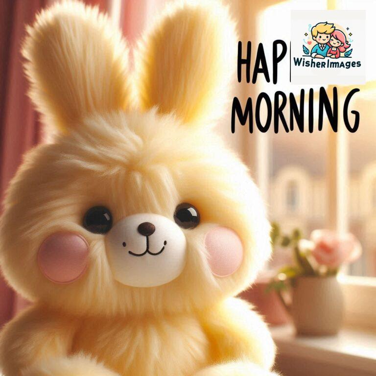 cute rabbit couple cartoon bunny good morning images rabbit good morning images funny (79)