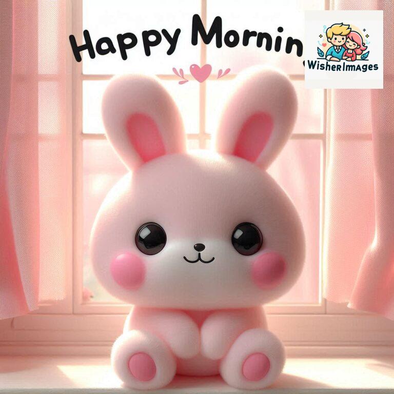 cute rabbit couple cartoon bunny good morning images rabbit good morning images funny (8)