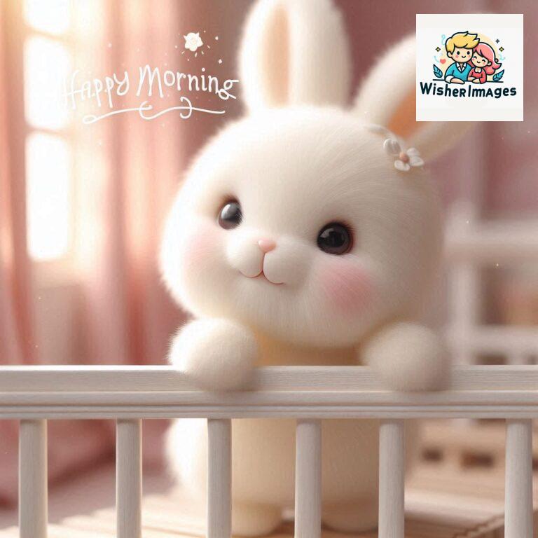 cute rabbit couple cartoon bunny good morning images rabbit good morning images funny (81)