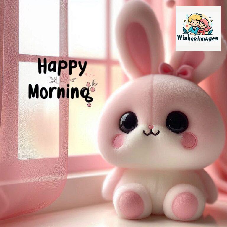 cute rabbit couple cartoon bunny good morning images rabbit good morning images funny (85)