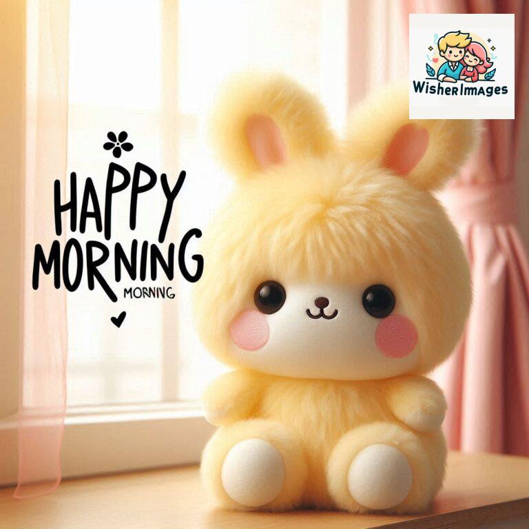 cute rabbit couple cartoon bunny good morning images rabbit good morning images funny (87)