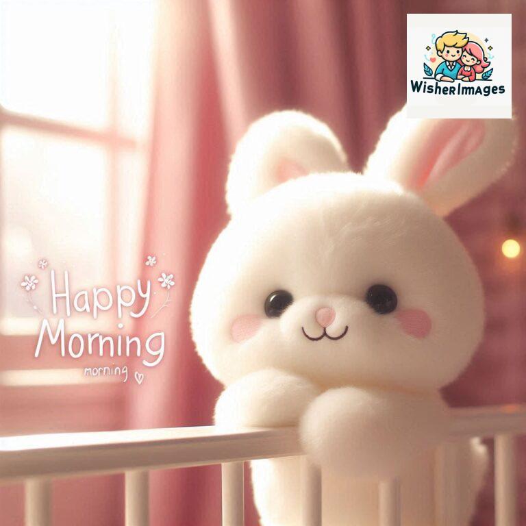 cute rabbit couple cartoon bunny good morning images rabbit good morning images funny (88)