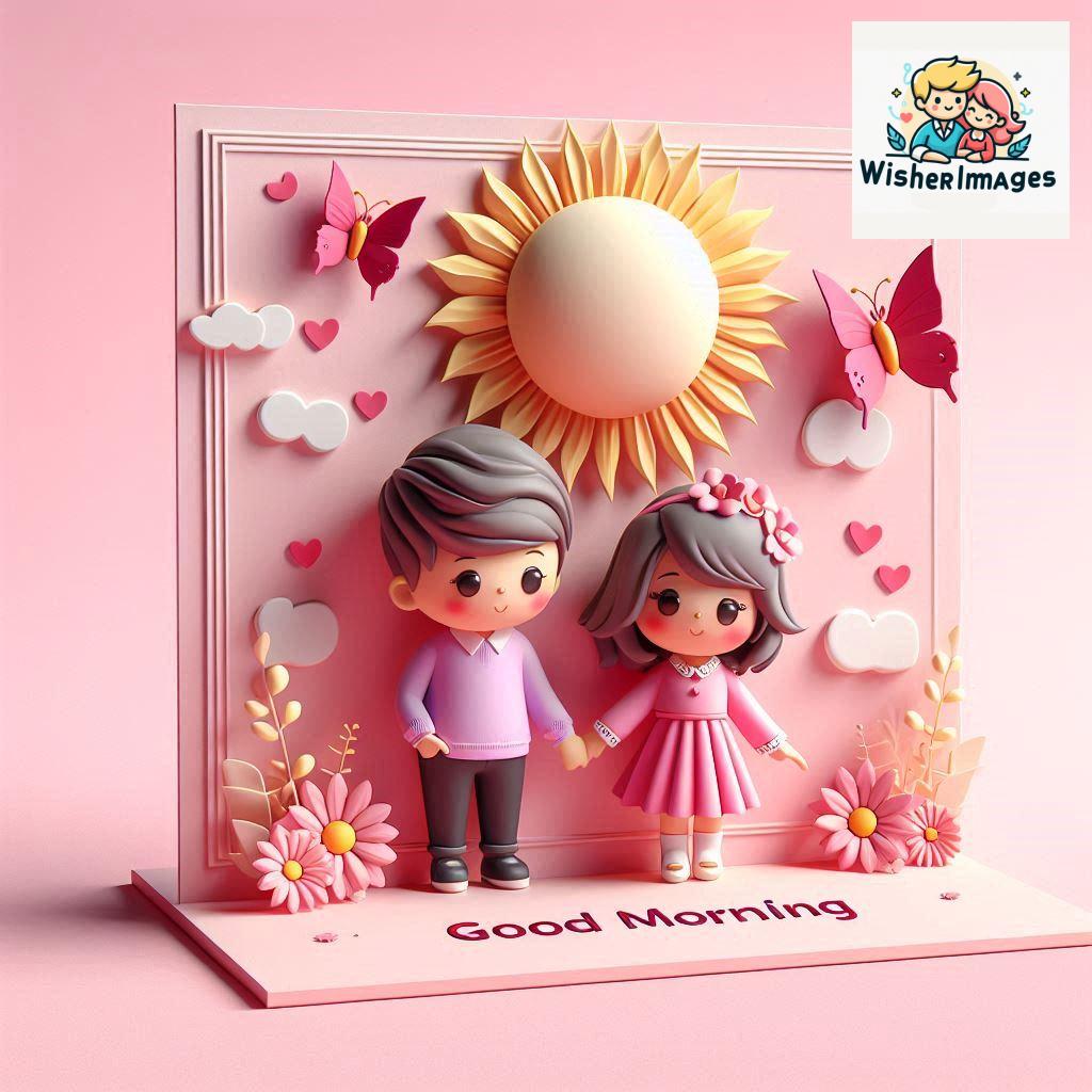 good morning cute couple love images d cartoon couple wallpaper download (27)