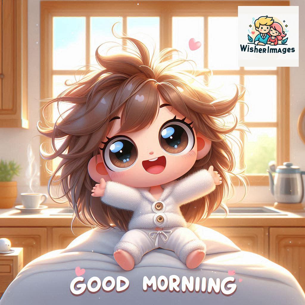 little girl good morning wish flowers smile nature coffee happy bright day positive start sunshine message photo love pic greeting image cheerful blessing warm (140)