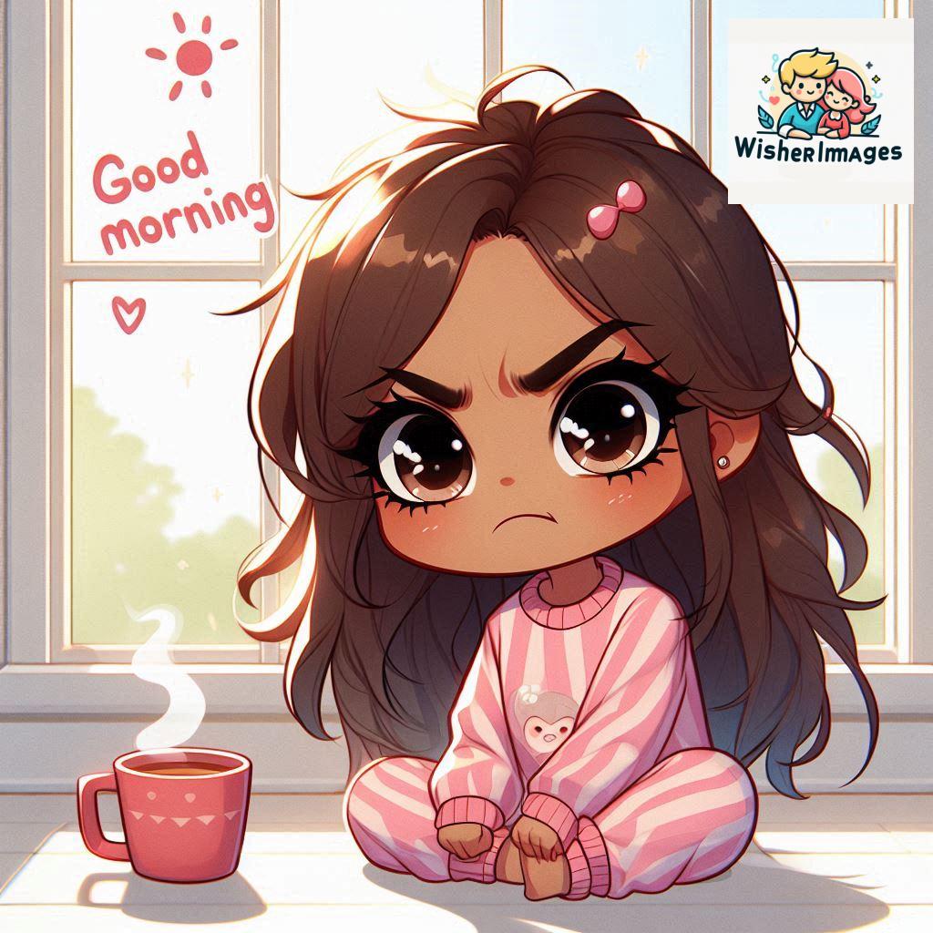 little girl good morning wish flowers smile nature coffee happy bright day positive start sunshine message photo love pic greeting image cheerful blessing warm (33)