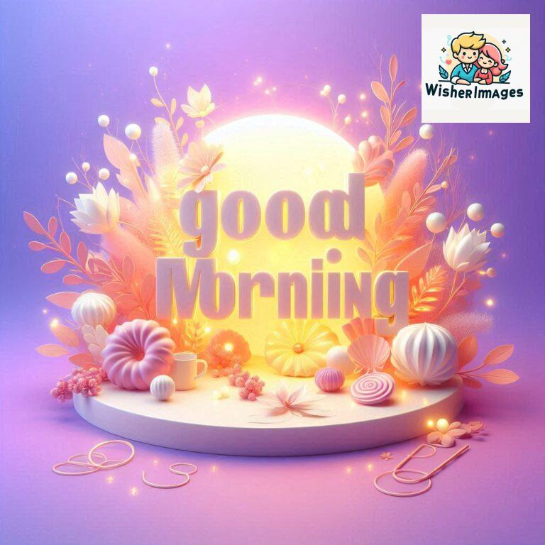 Bright-and-Cheerful-3D-Good-Morning-Design-with-Hearts-and-flowers-with-colour-full-light-setup-with-good-morning-Flowers