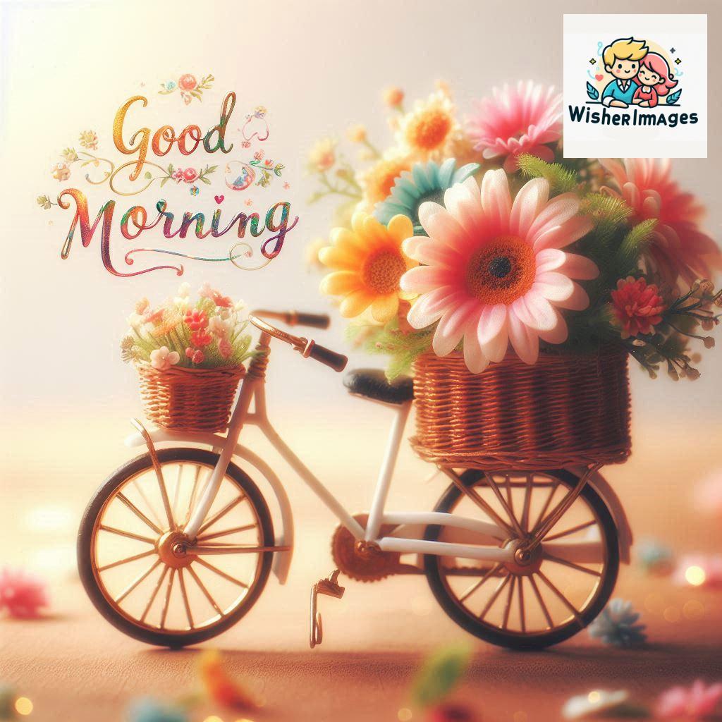 free good morning images for whatsapp miniature bicycle with flowers good morning sunrise.jpg (0)