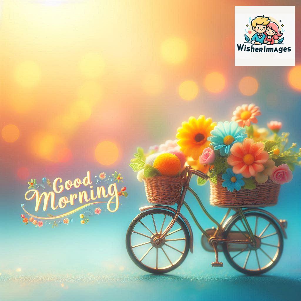 free good morning images for whatsapp miniature bicycle with flowers good morning sunrise.jpg (110)