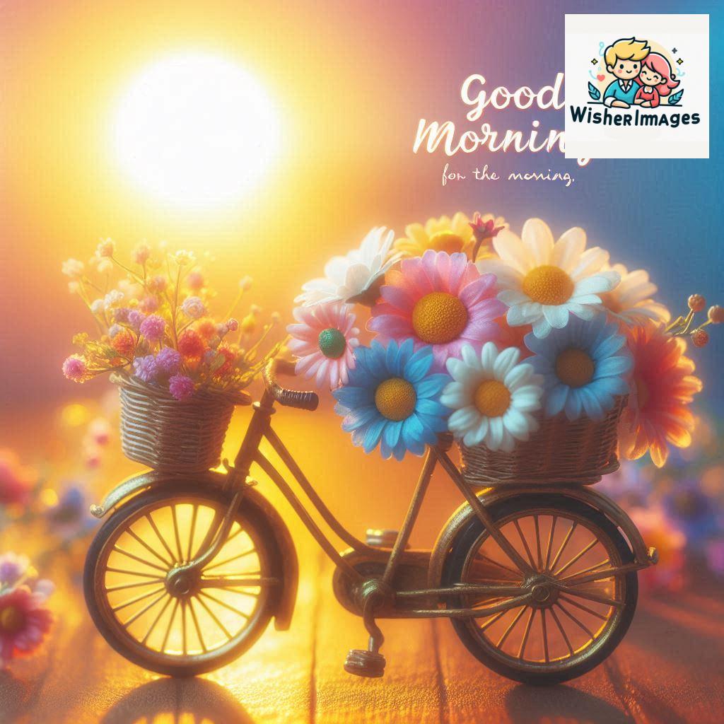 free good morning images for whatsapp miniature bicycle with flowers good morning sunrise.jpg (162)