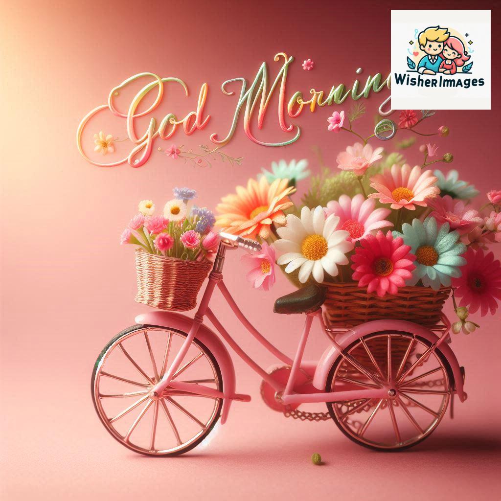 free good morning images for whatsapp miniature bicycle with flowers good morning sunrise.jpg (168)