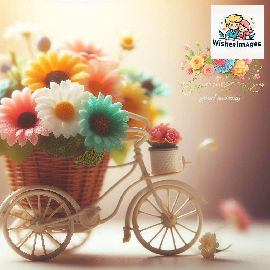 free good morning images for whatsapp miniature bicycle with flowers good morning sunrise.jpg (170)