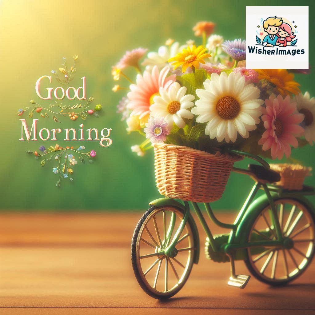 free good morning images for whatsapp miniature bicycle with flowers good morning sunrise.jpg (200)