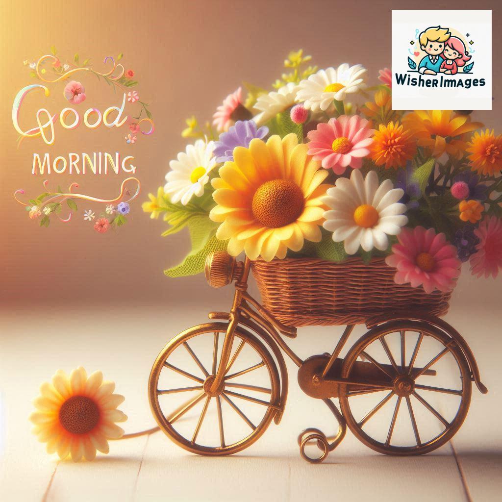 free good morning images for whatsapp miniature bicycle with flowers good morning sunrise.jpg (202)