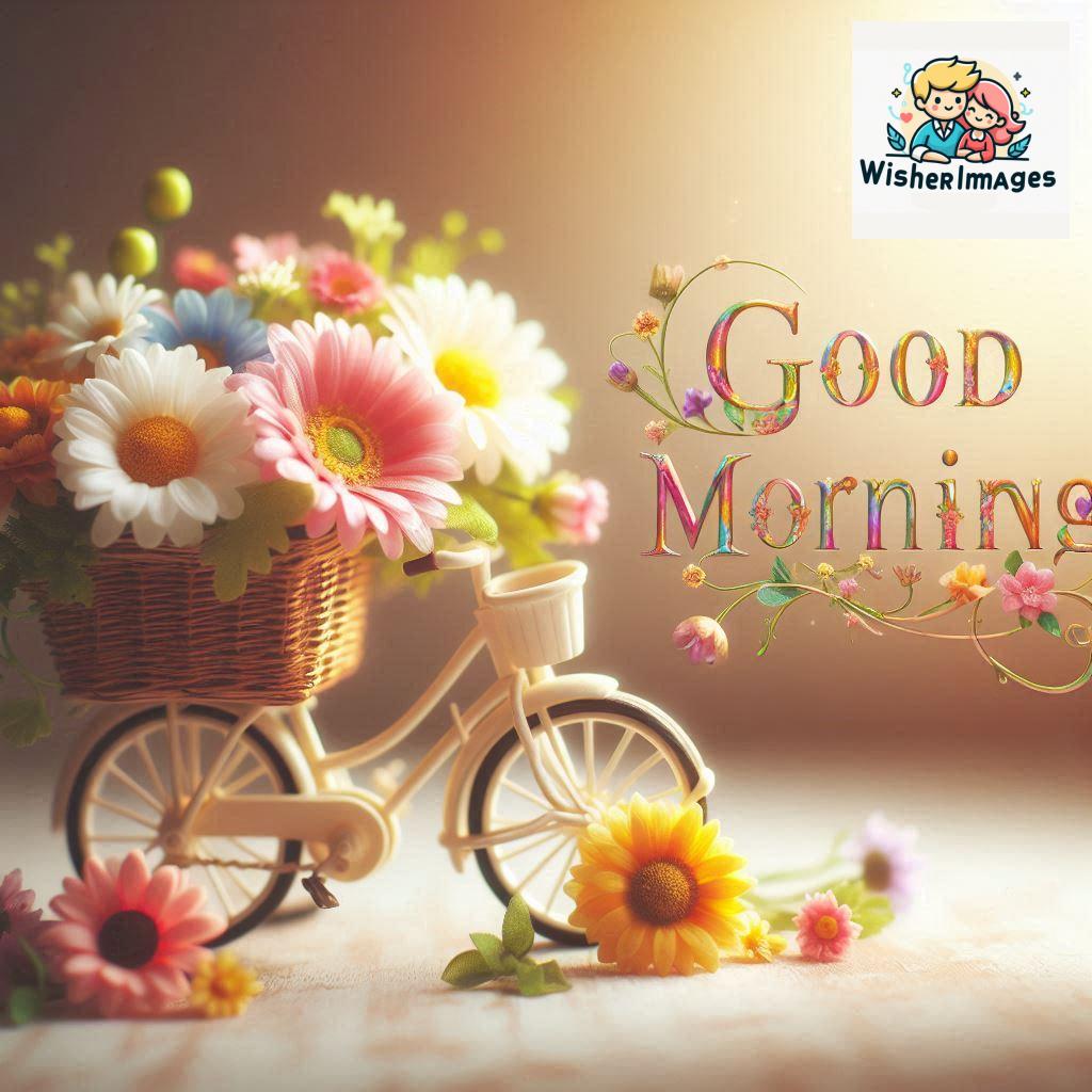 free good morning images for whatsapp miniature bicycle with flowers good morning sunrise.jpg (27)