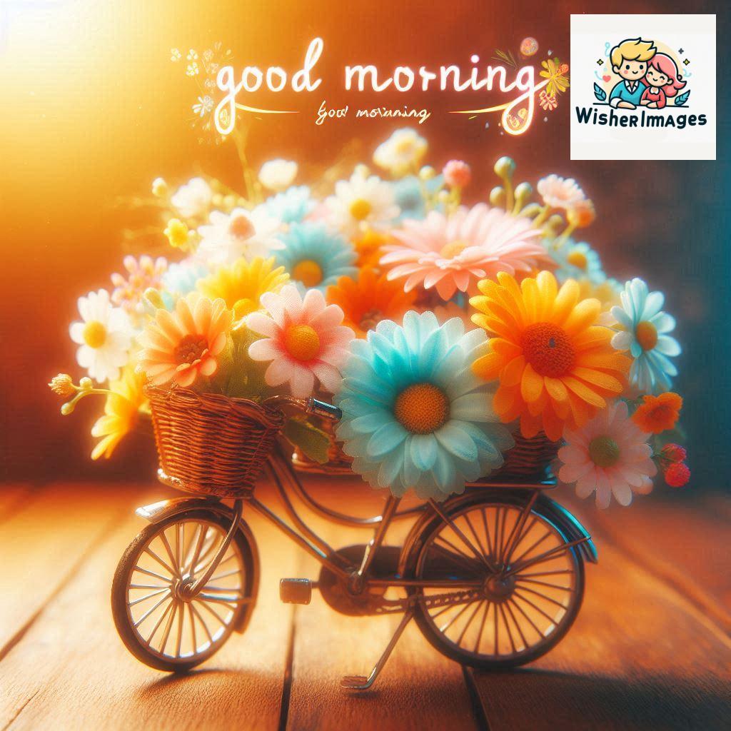 free good morning images for whatsapp miniature bicycle with flowers good morning sunrise.jpg (70)